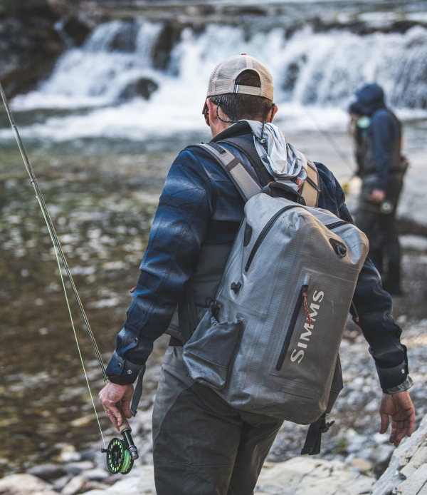 Simms Dry Creek Z Backpack, perfect waterproof backpack for outdoor excursions and fishing.